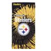 Steelers OFFICIAL NFL "Psychedelic" Beach Towel; 30" x 60"