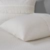 3 Piece Cotton Seersucker Comforter Set