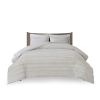 3 Piece Cotton Seersucker Comforter Set