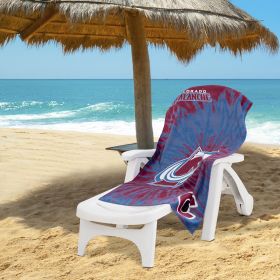 Avalanche OFFICIAL NHL "Psychedelic" Beach Towel; 30" x 60"