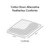 Cotton Down Alternative Featherless Comforter